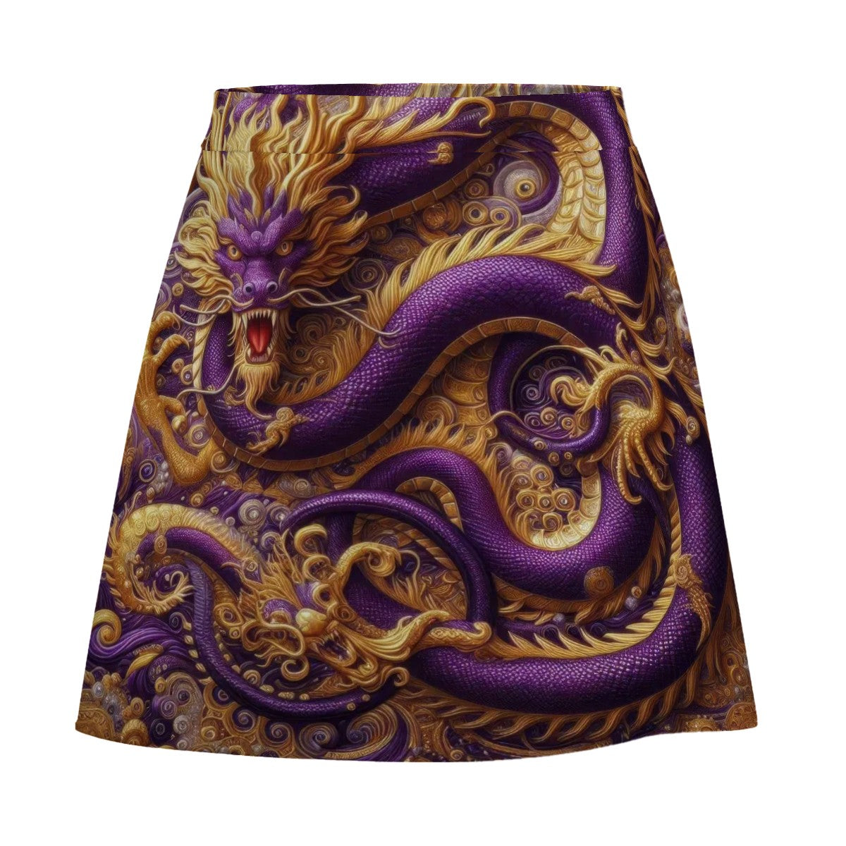 Purple Dragon Mini Skirt
