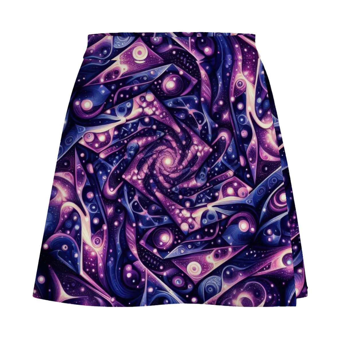 Galactic Purple Mini Skirt | Galaxy Wearable Art