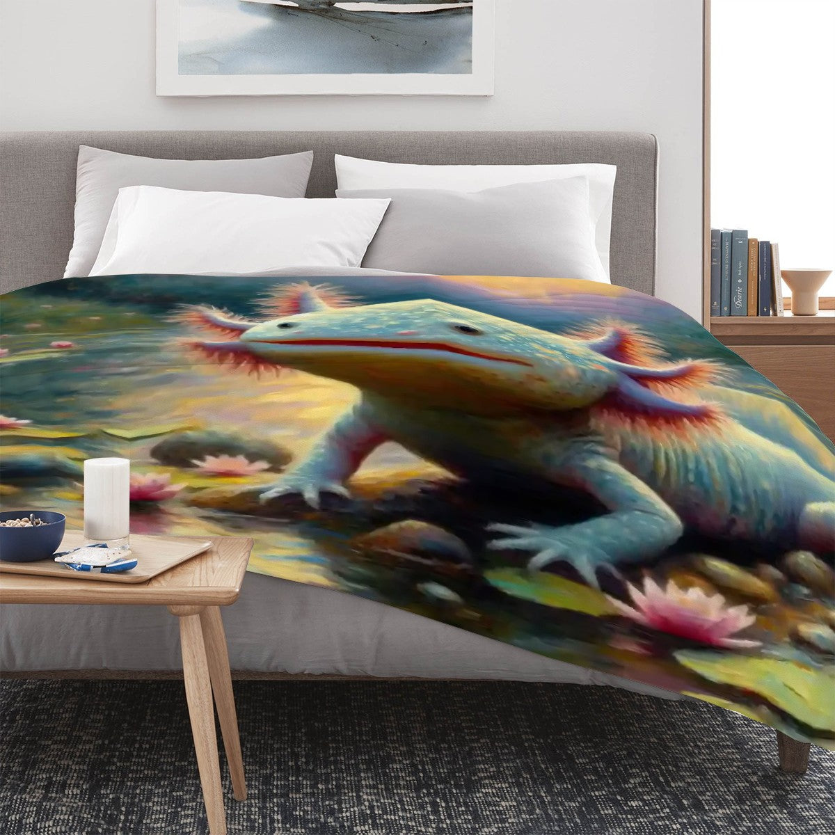 300 GSM Flannel Throw Blanket (Made in USA)