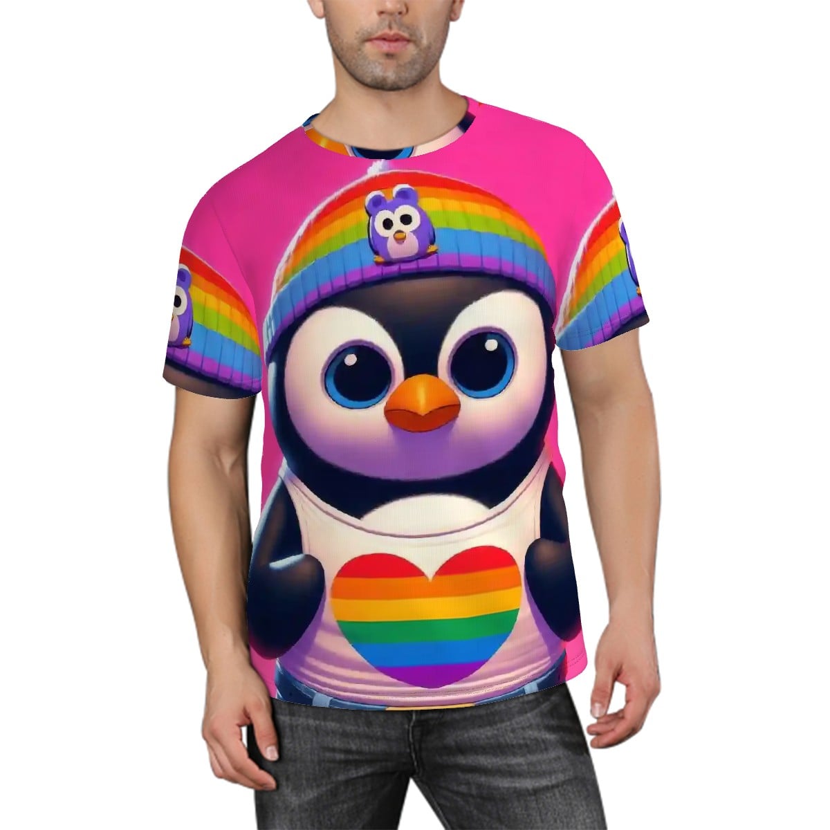 Proud Luz the Penguin Short-Sleeve T-Shirt