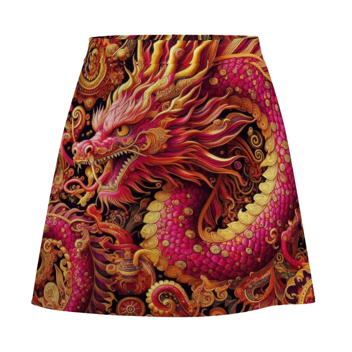 Red Dragon Mini Skirt