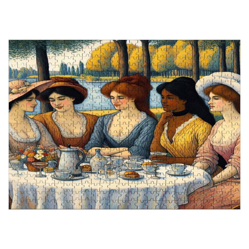 5 Ladies Wooden Jigsaw Puzzles 500 pcs - Gregg Acini Adoree Designs - Jigsaw Puzzle