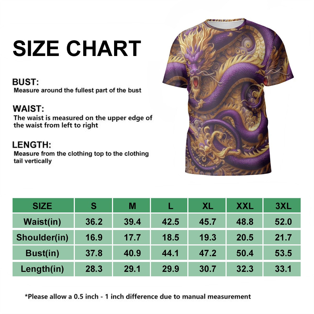 Purple Dragon Unisex T-Shirt
