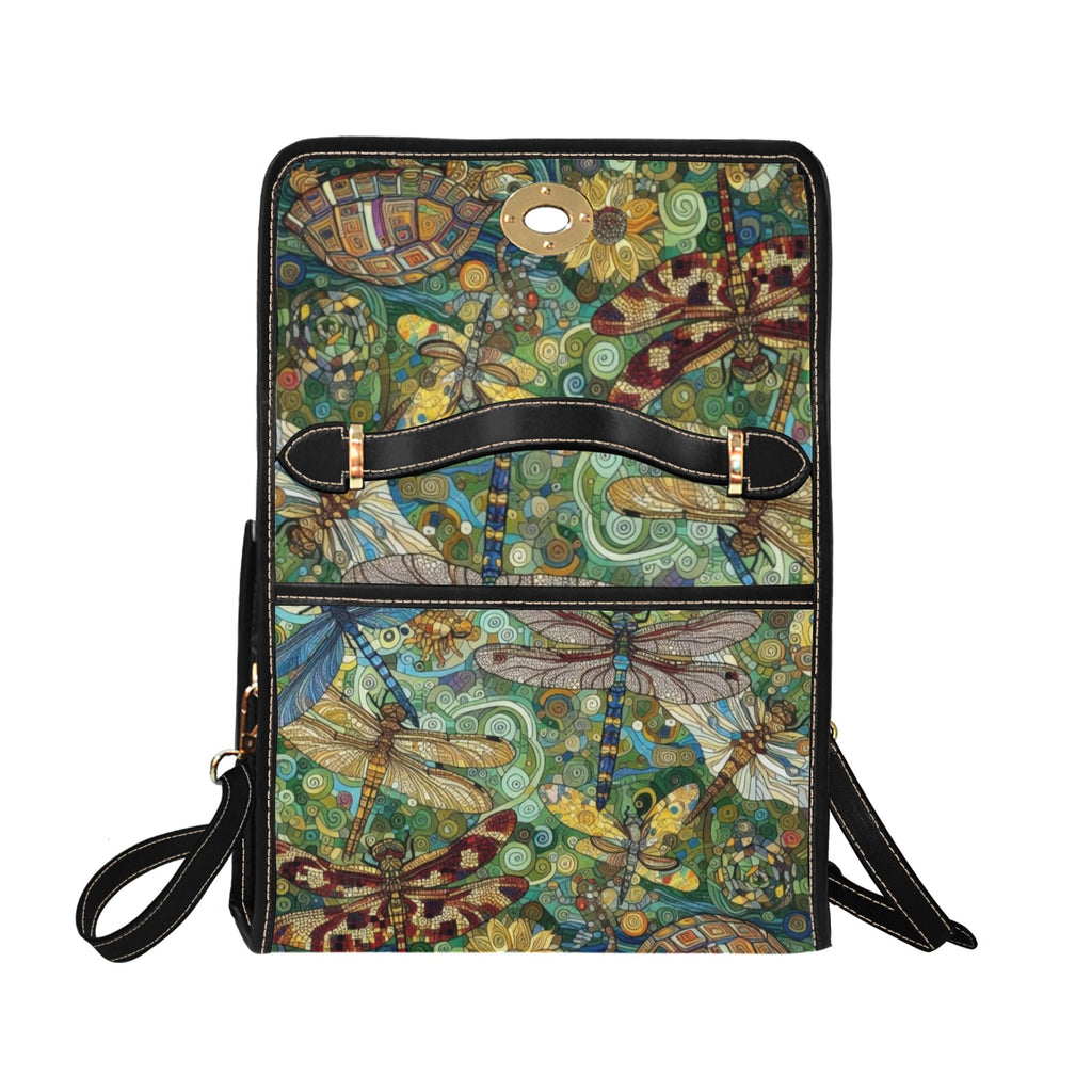 Dragonflies Satchel Waterproof Canvas Bag