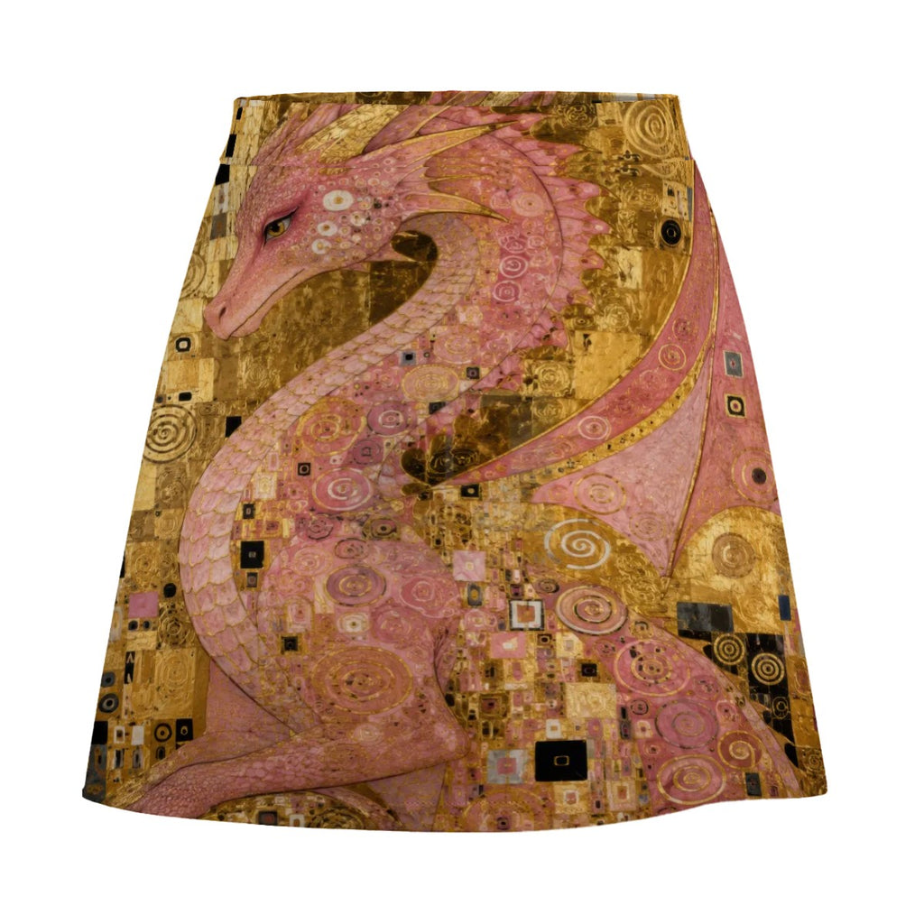 Pink Dragon Mini Skirt