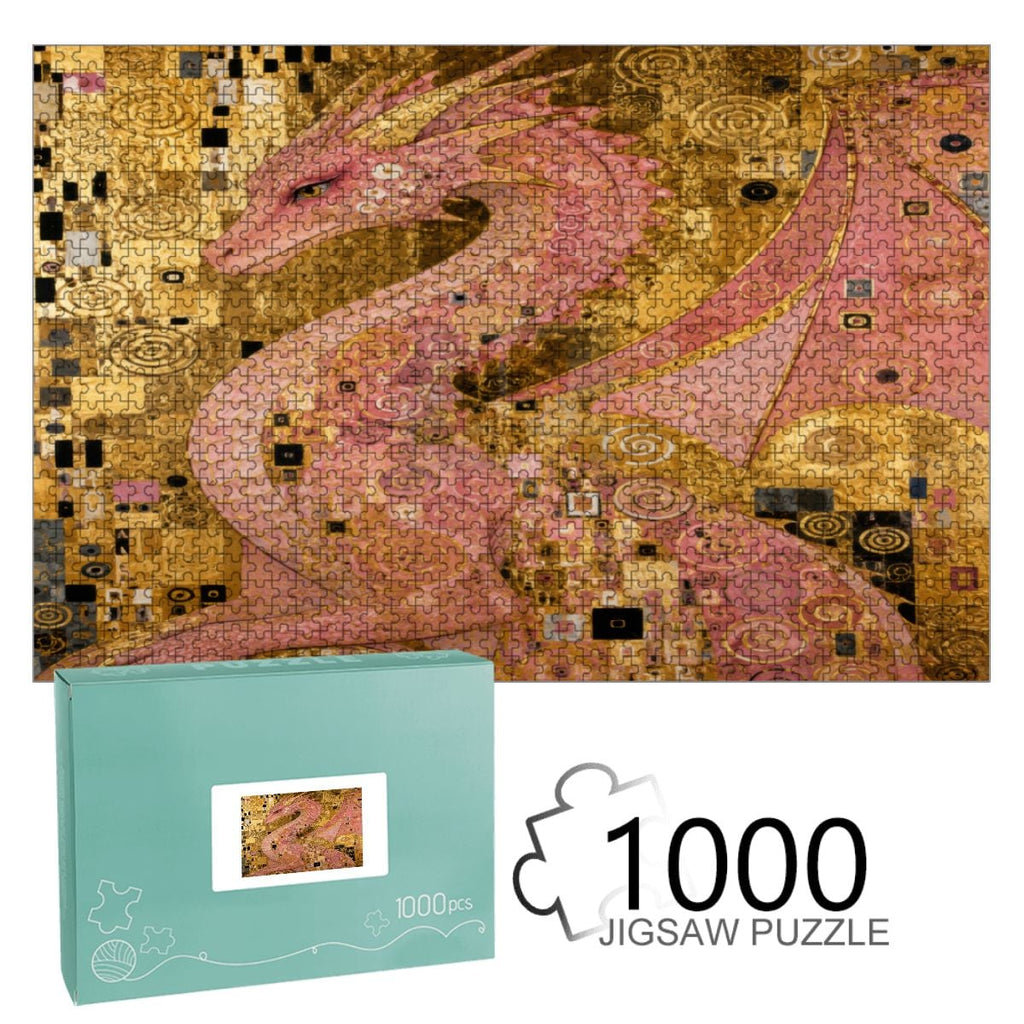 Dragon Art Wooden Jigsaw Puzzle — 1000 Pieces | Multiple Designs