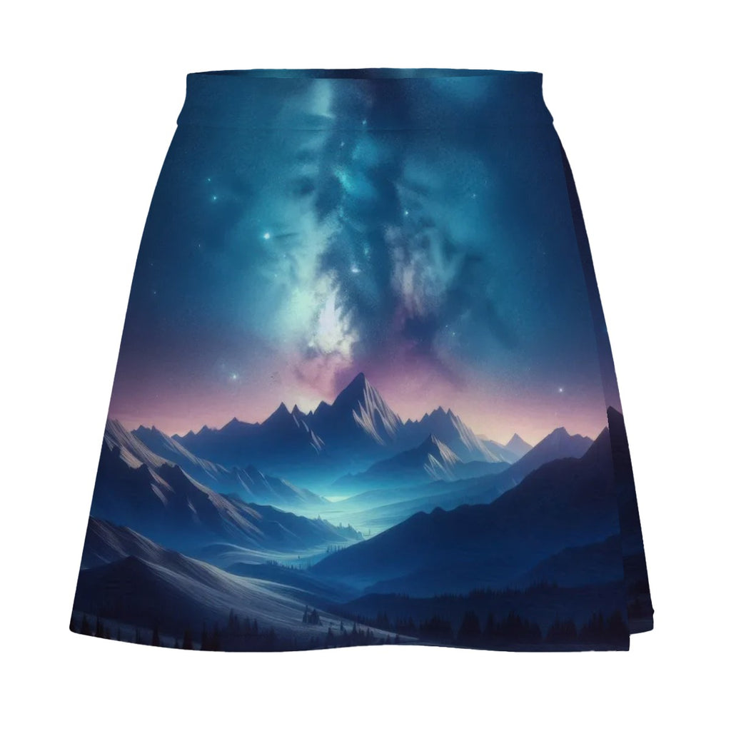 Nebula Peaks Mini Skirt | Galaxy Wearable Art