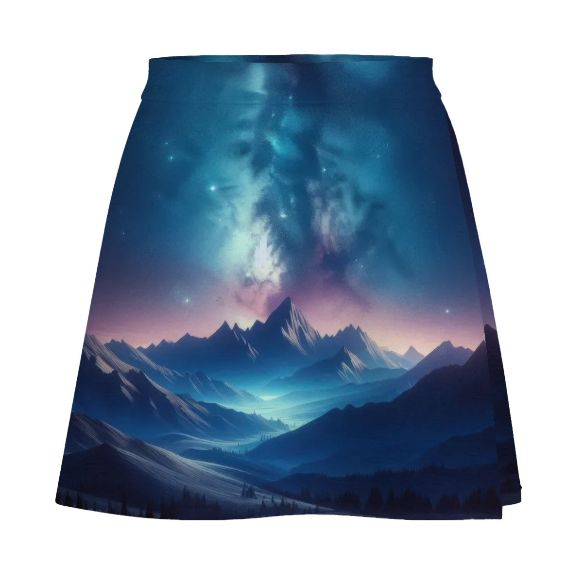 Nebula Peaks Mini Skirt | Galaxy Wearable Art