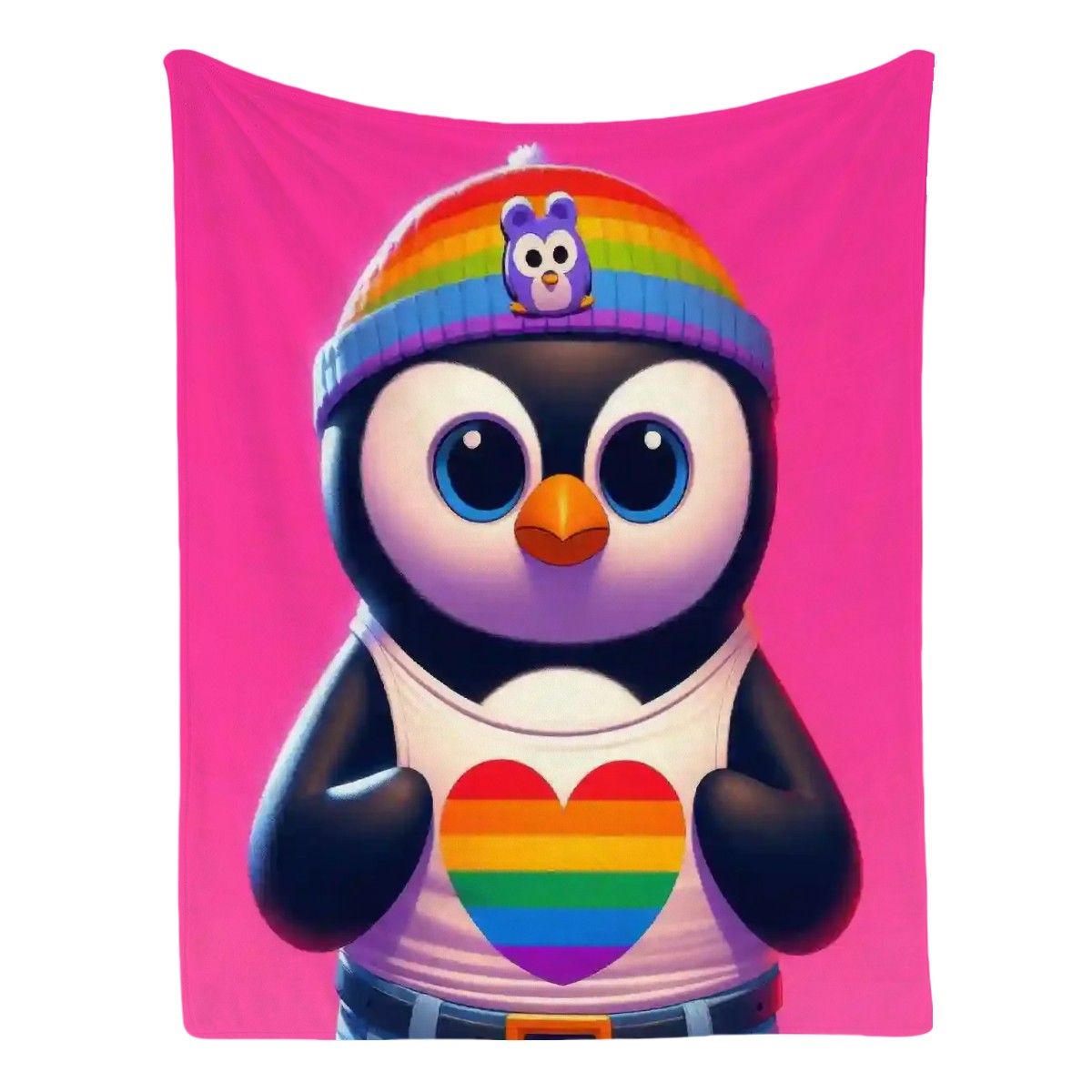 300 GSM Flannel Throw Blanket (Made in USA)