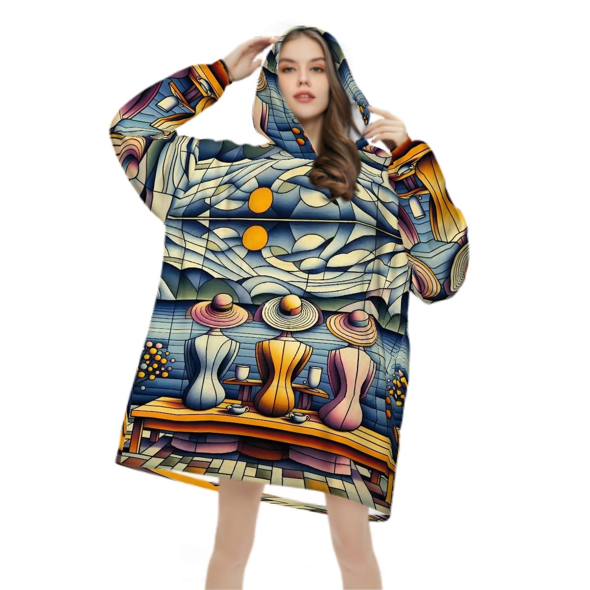 Klee Ladies 3 Adult Blanket Hoodie