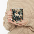 Unicorns and Butterflies Ceramic Mug by Gregg Acini Adoree Designs