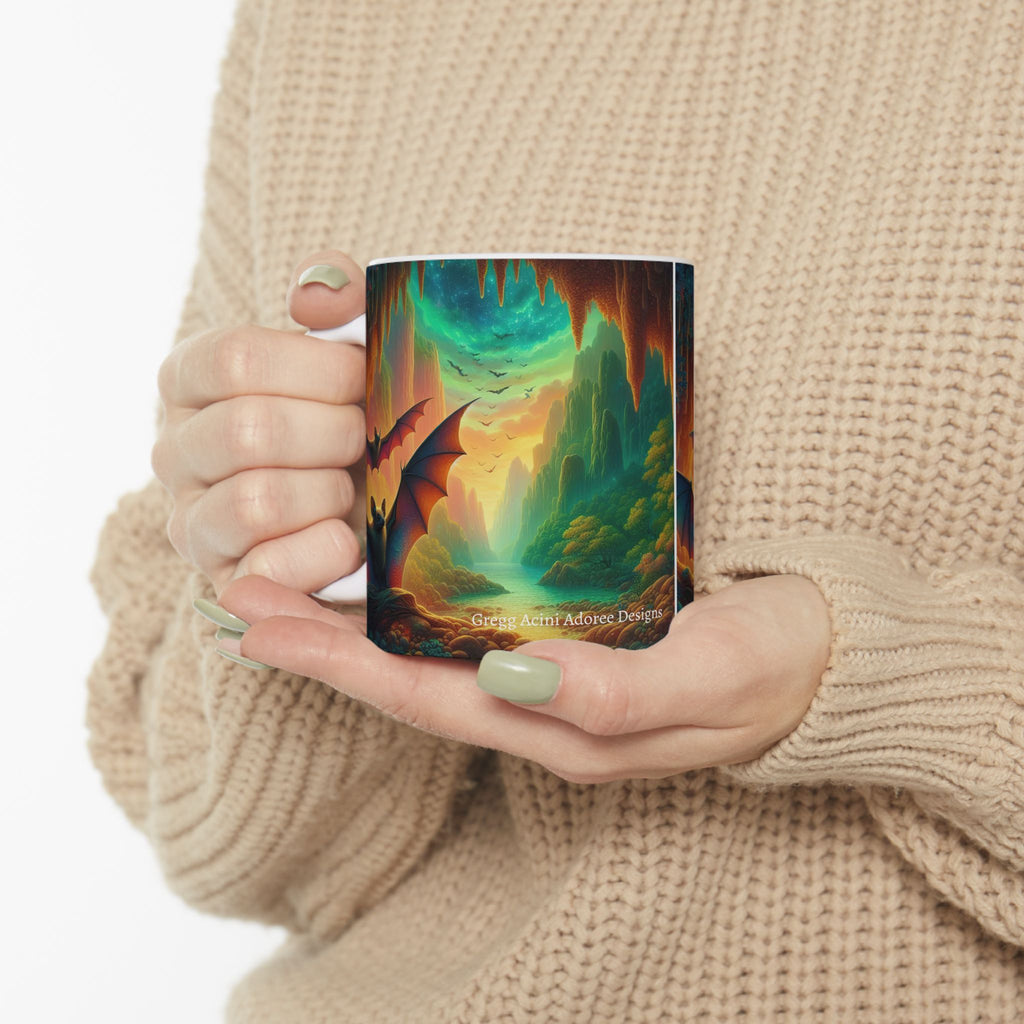 Bat Paradise Ceramic Mug – 11oz & 15oz