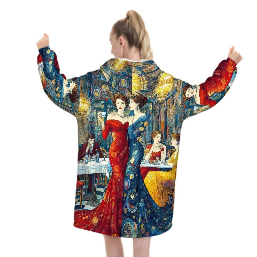 Girlfriends Adult Blanket Hoodie