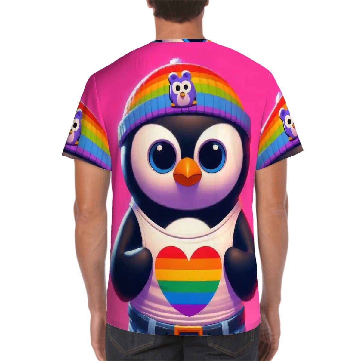 Proud Luz the Penguin Short-Sleeve T-Shirt