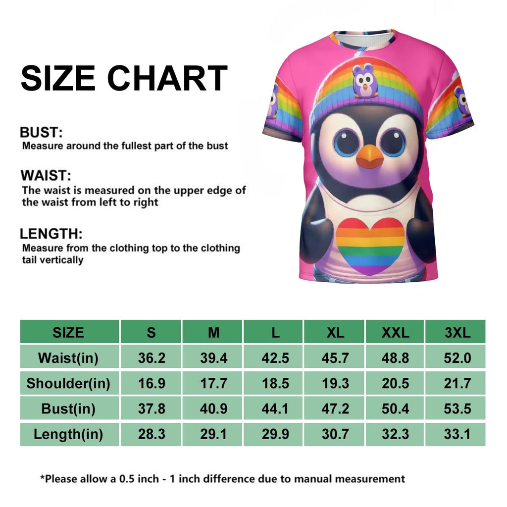 Proud Luz the Penguin Short-Sleeve T-Shirt