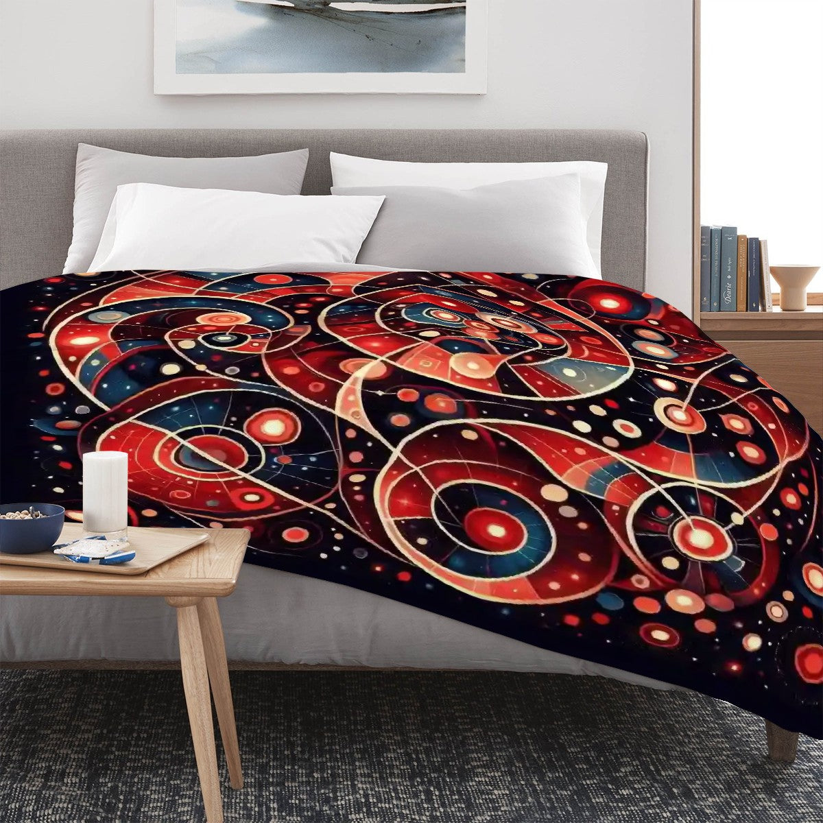 300 GSM Flannel Throw Blanket (Made in USA)