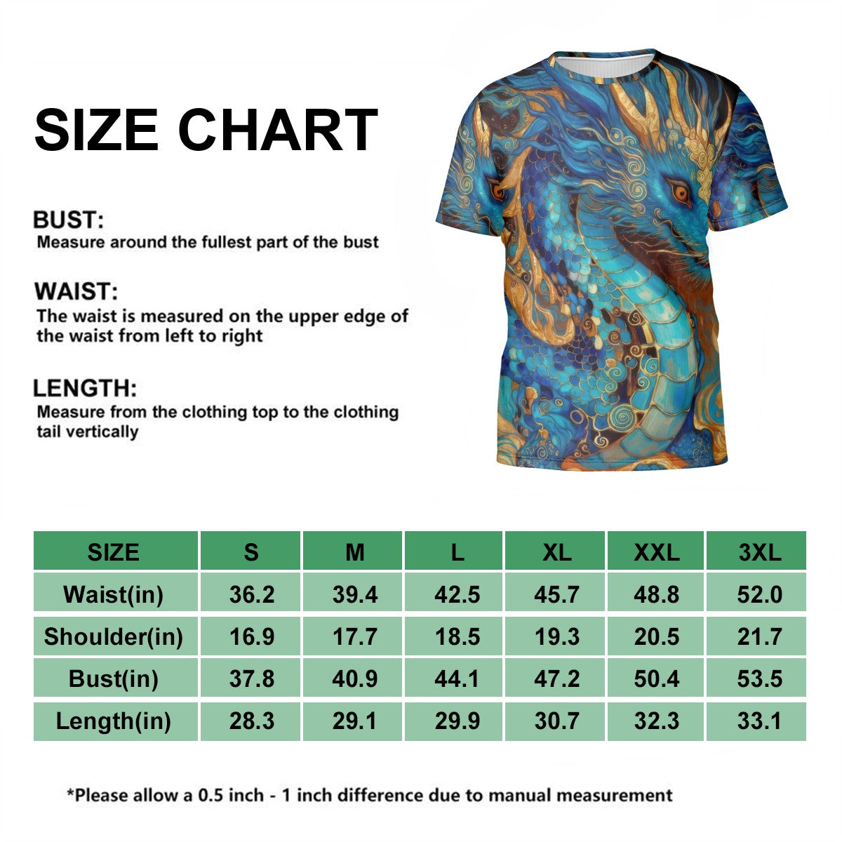 Cobalt Dragon Unisex T-Shirt