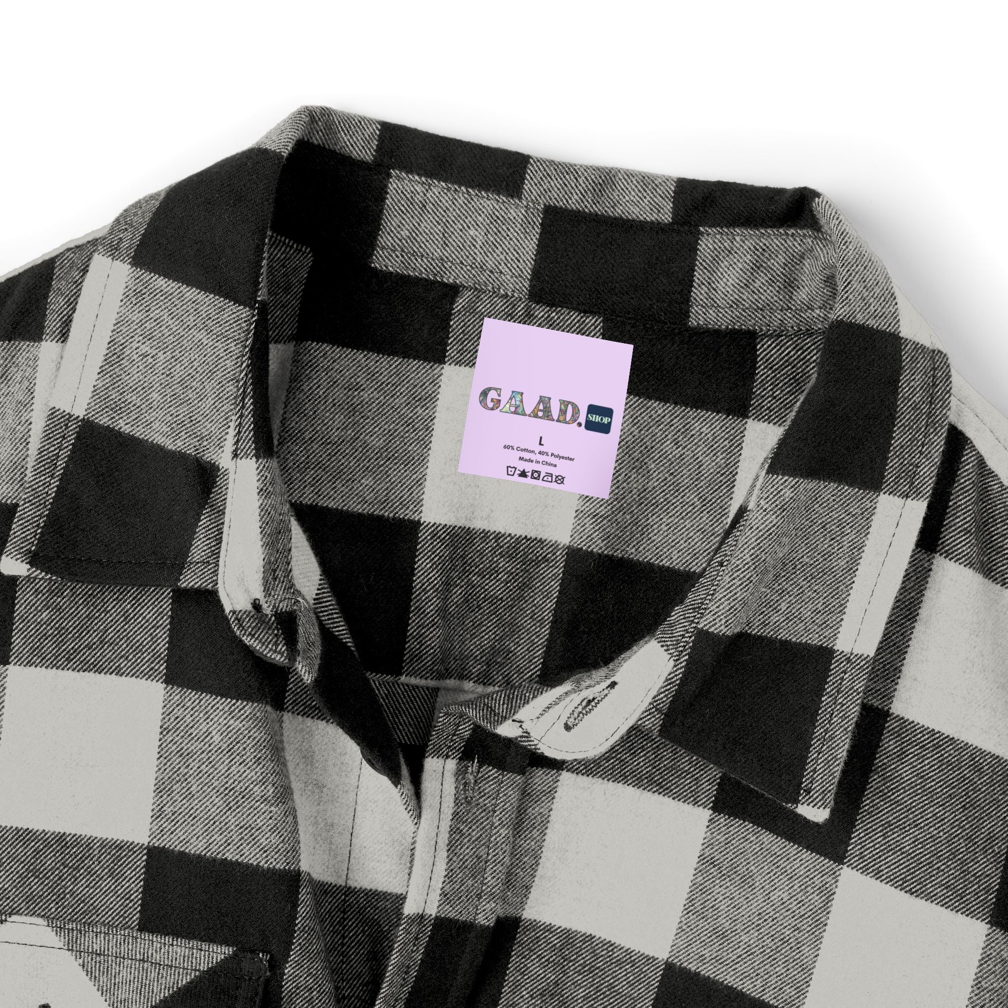 Proud Luz the Penguin Cozy Unisex Flannel Shirt