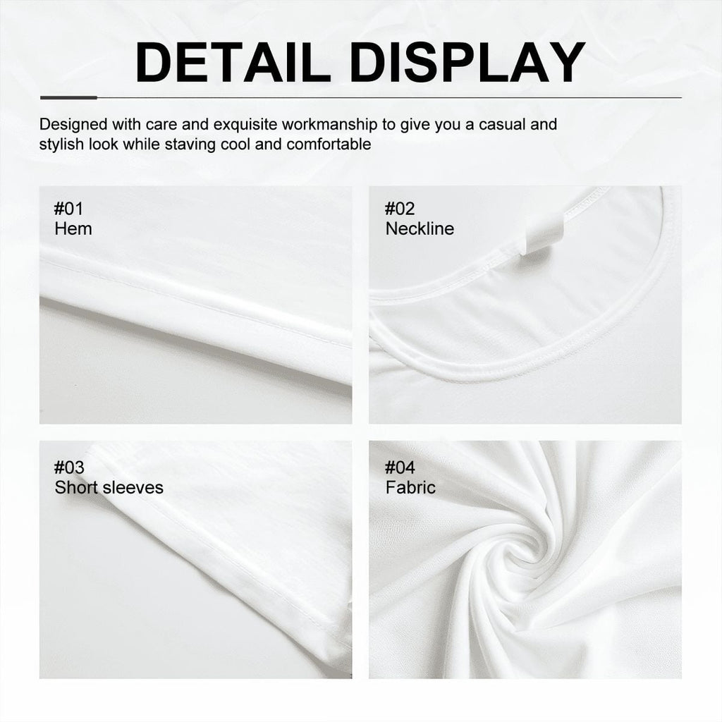 Loose Short-Sleeve Nightgown (Multiple Designs Set 1 - First image shows selected design)