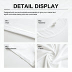Loose Short-Sleeve Nightgown (Multiple Designs Set 1 - First image shows selected design)