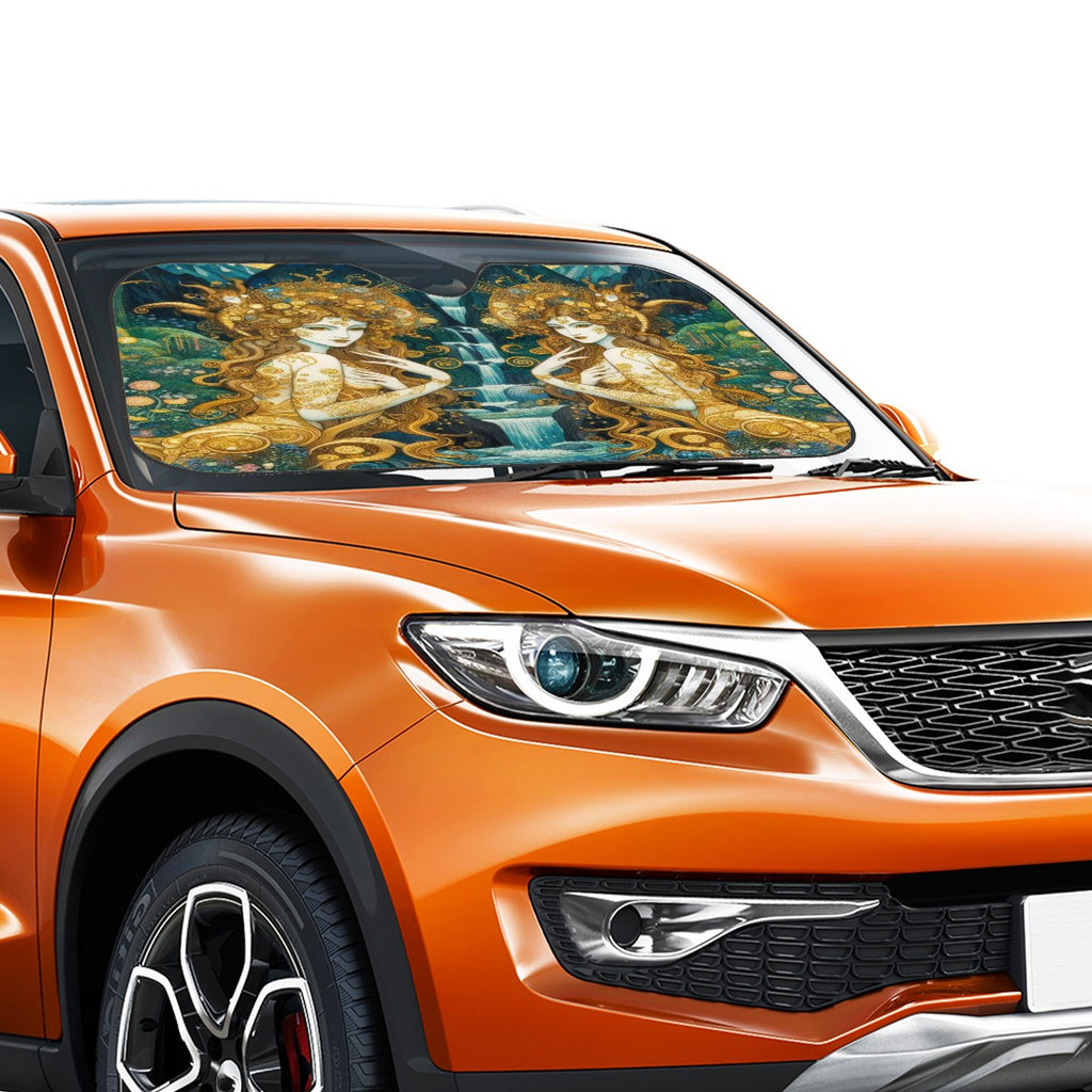 Water Nymphs Car Windshield Sun Shade (Stiff Version)