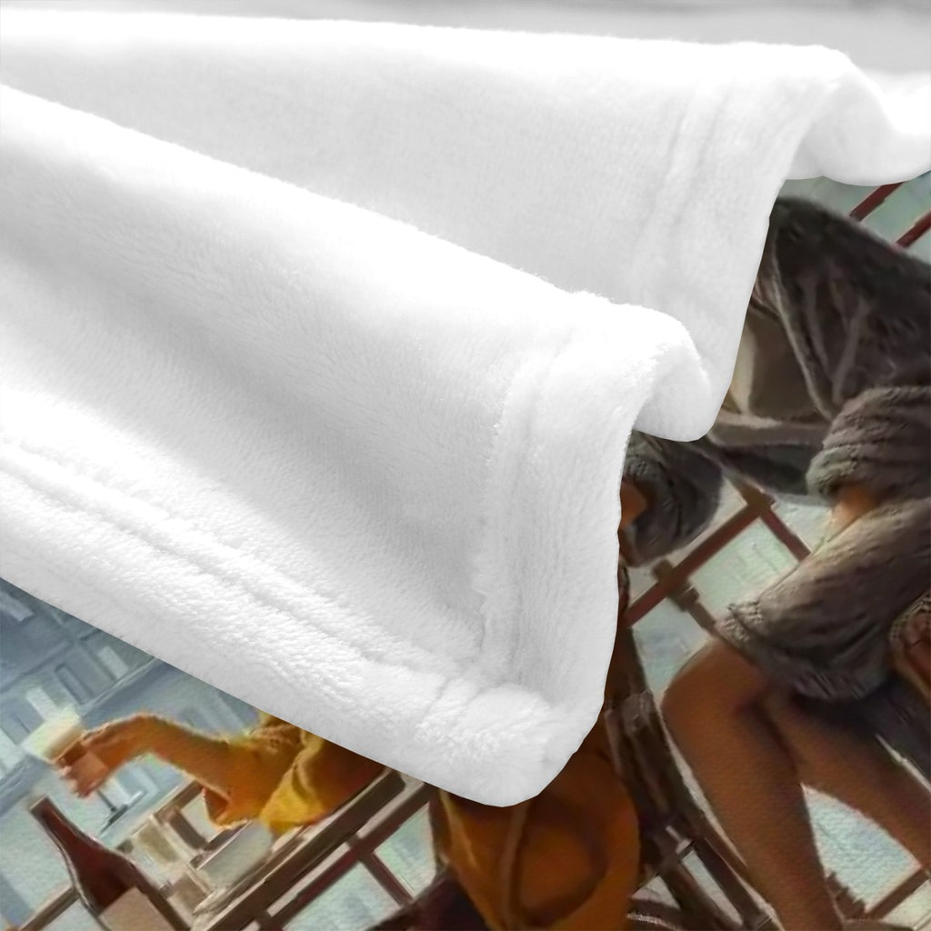 300 GSM Flannel Throw Blanket (Made in USA)