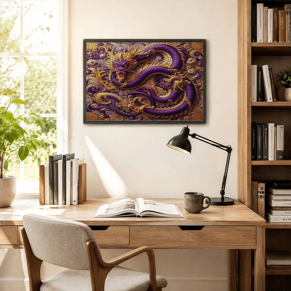 Dragon Art Wooden Jigsaw Puzzle — 1000 Pieces | Multiple Designs