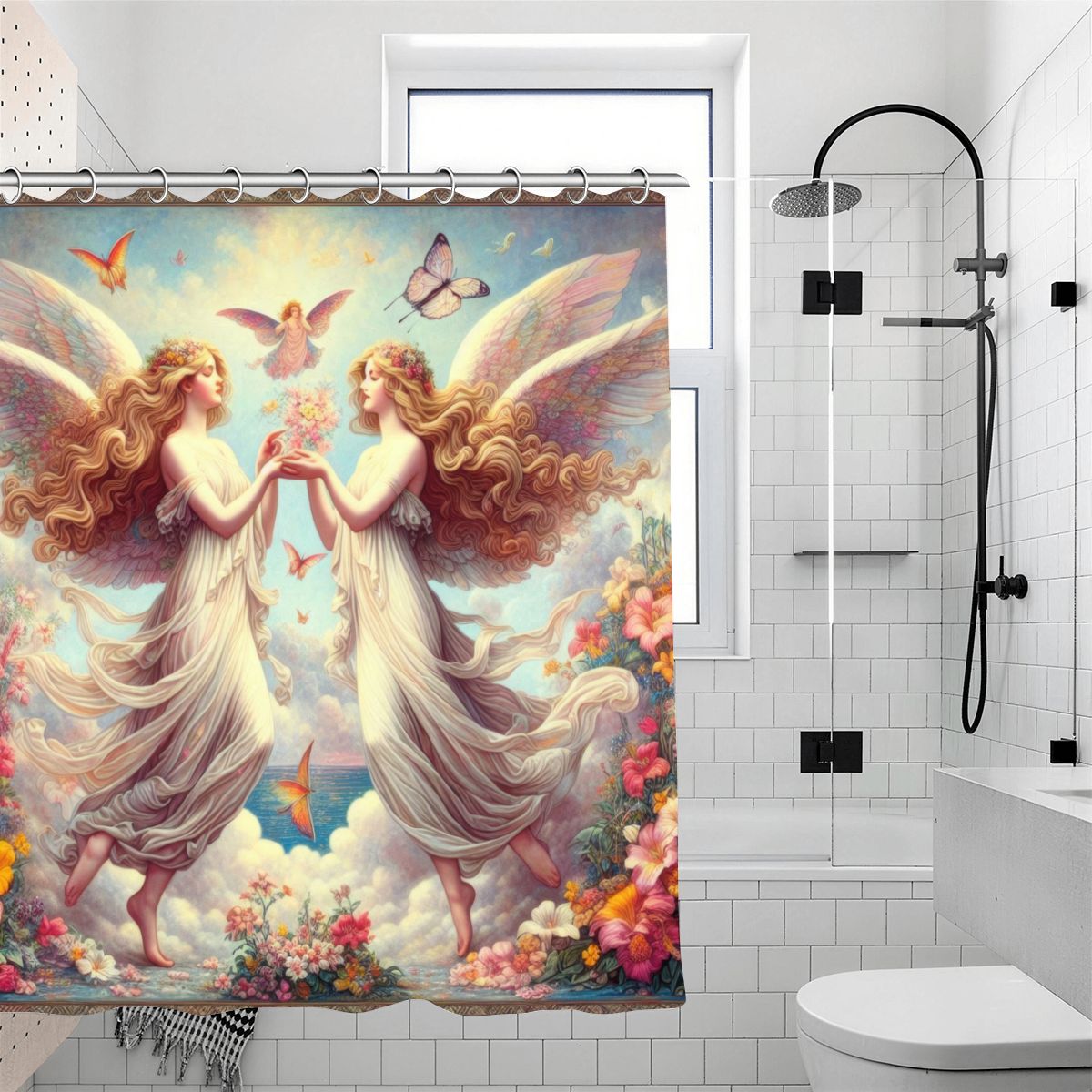 Celestial Sisters Shower Curtain