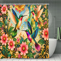 Garden of Gilded Wings Shower Curtain