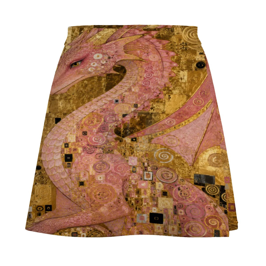 Pink Dragon Mini Skirt