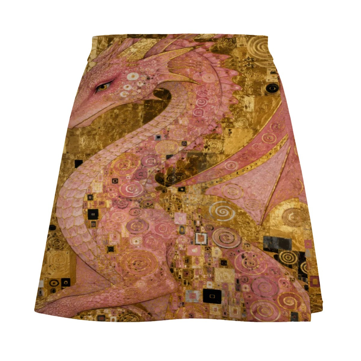 Pink Dragon Mini Skirt