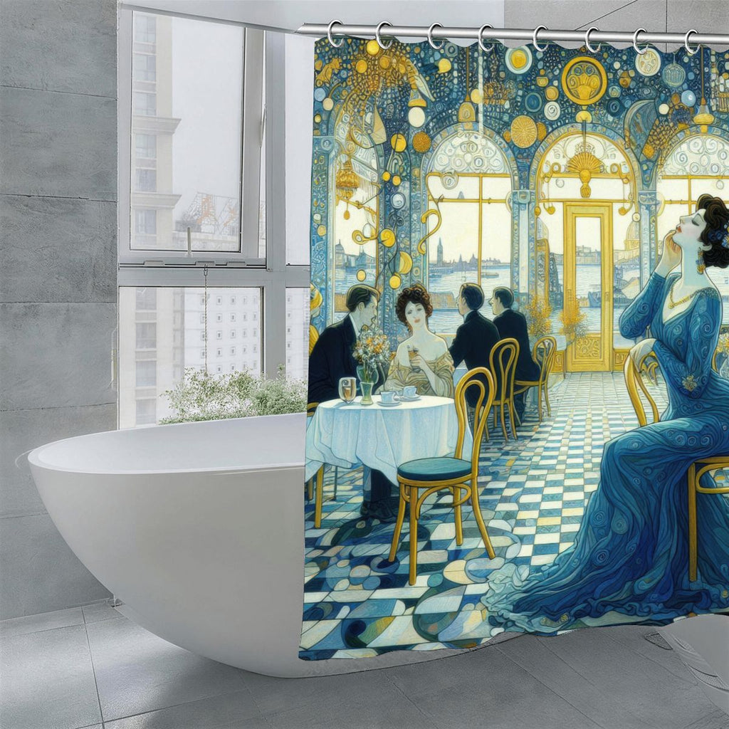 Julia Shower Curtain 70.8"x70.8" (Made in USA)