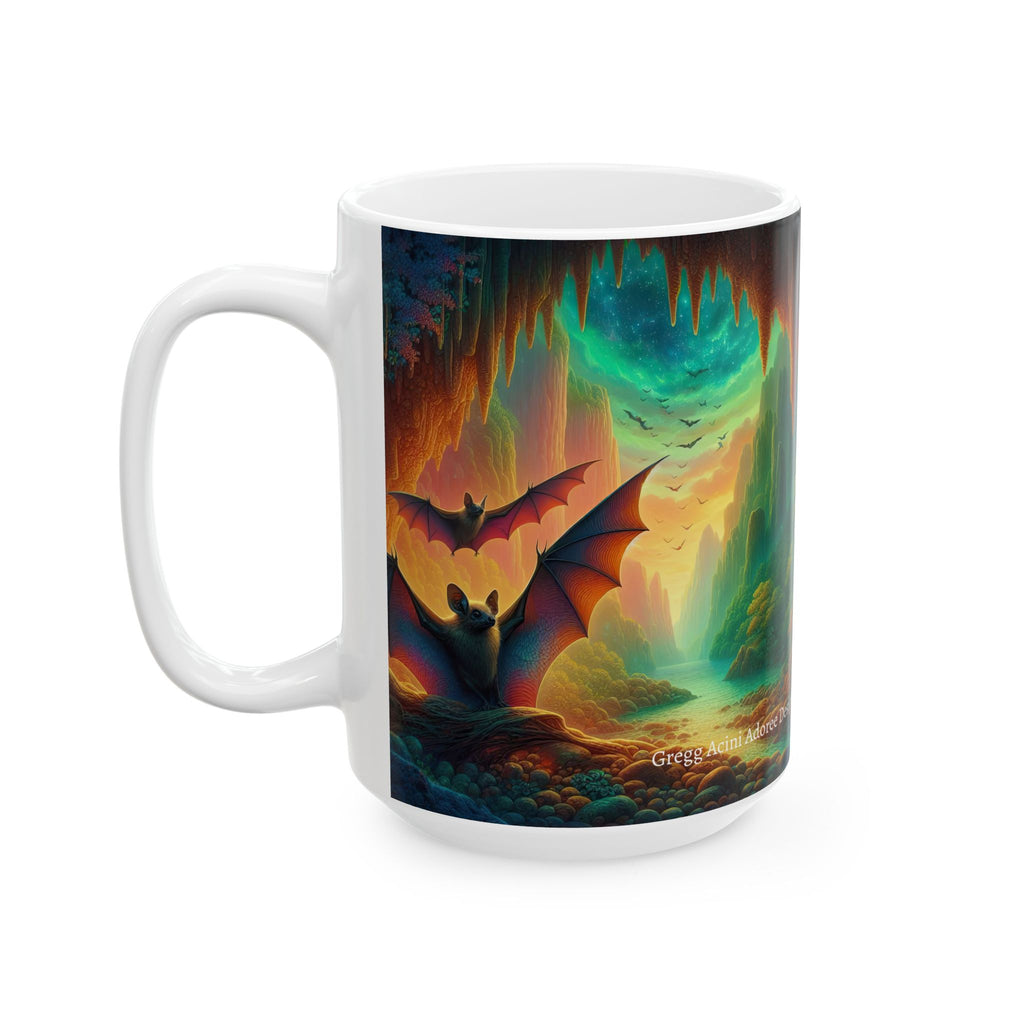 Bat Paradise Ceramic Mug – 11oz & 15oz