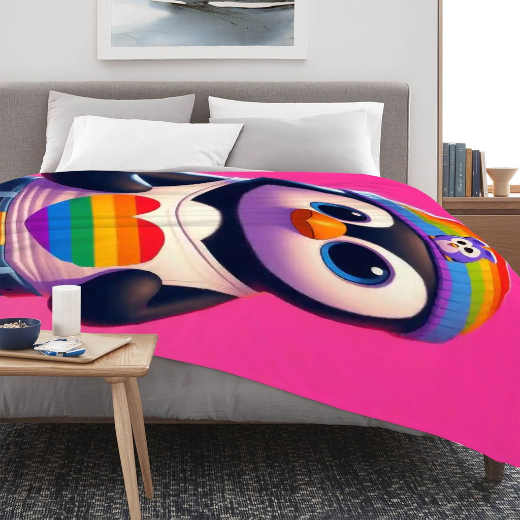 300 GSM Flannel Throw Blanket (Made in USA)