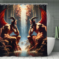 Pensive Demons Shower Curtain