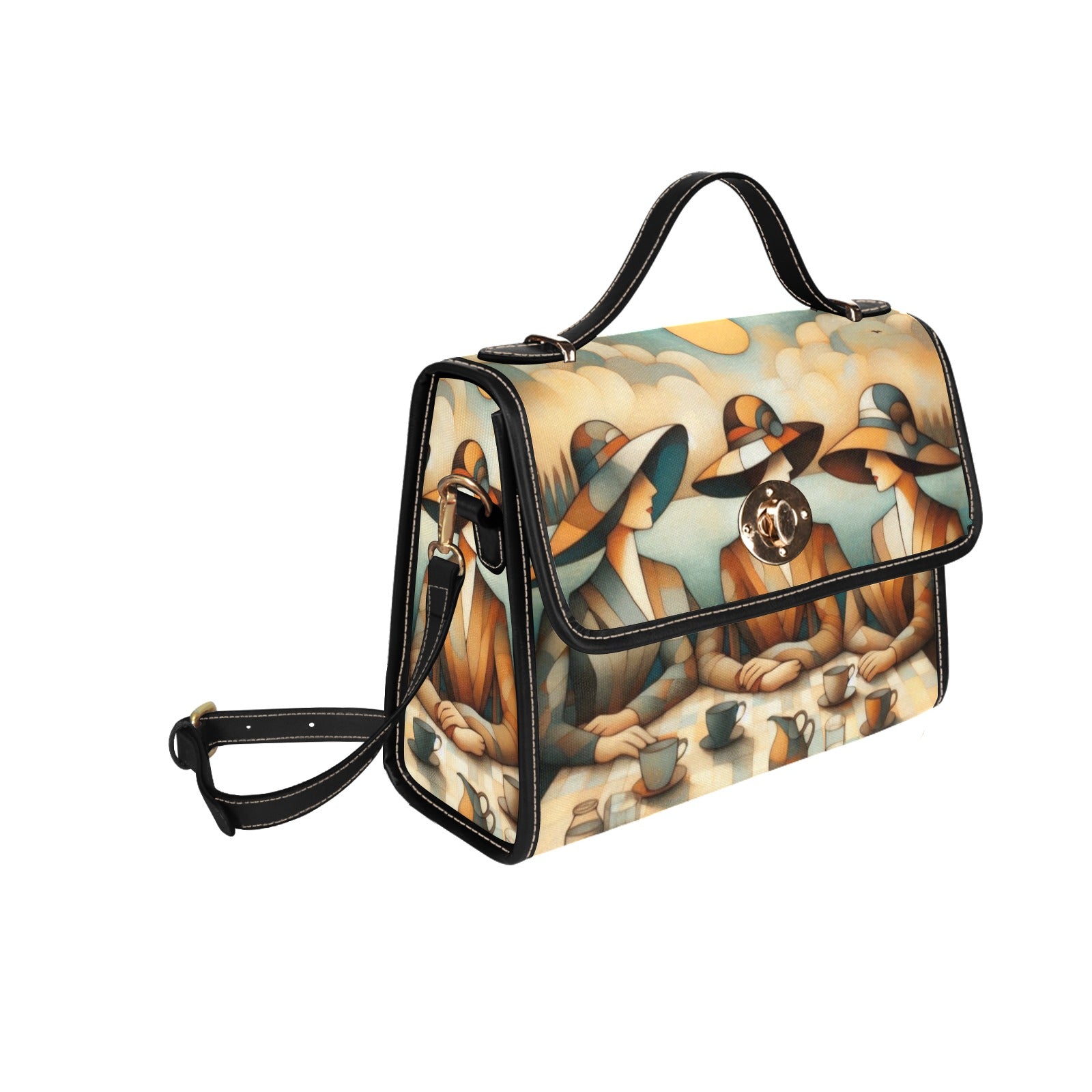 Klee Ladies 2 Satchel Waterproof Canvas Bag