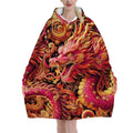 Crimson Dragon Adult Blanket Hoodie