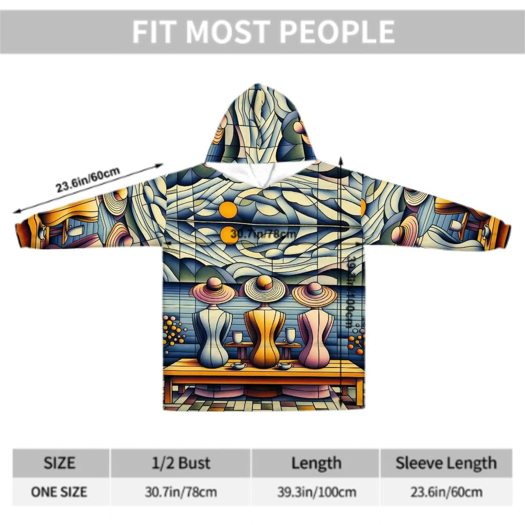 Klee Ladies 3 Adult Blanket Hoodie