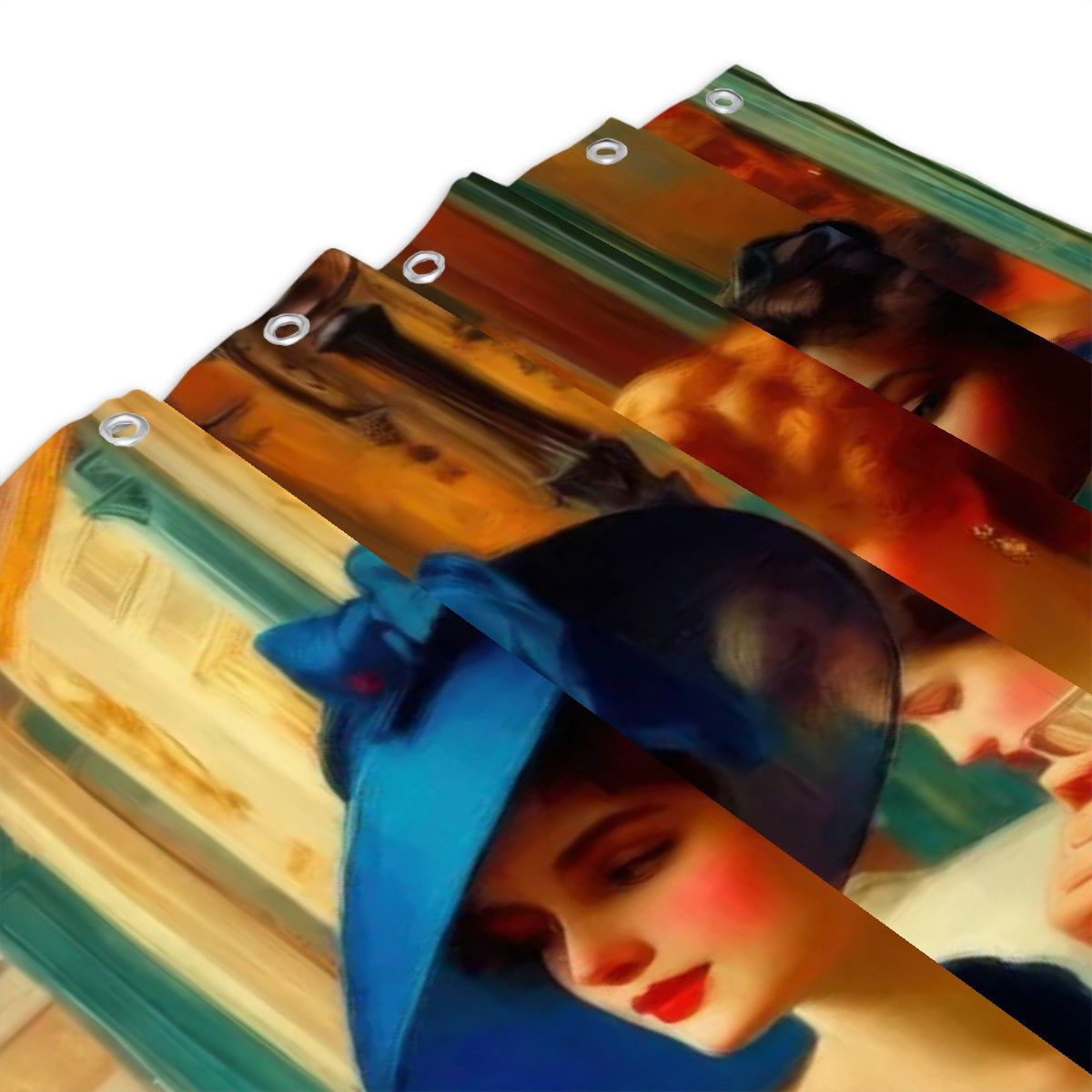 Ladies Who Lunch Shower Curtain