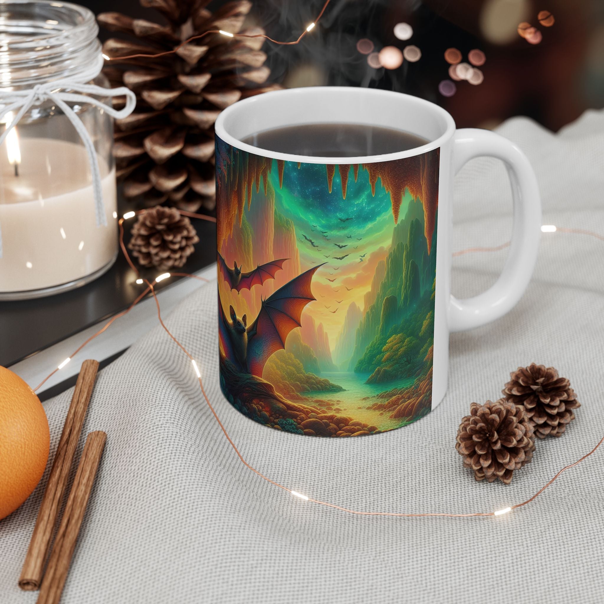 Bat Paradise Ceramic Mug – 11oz & 15oz