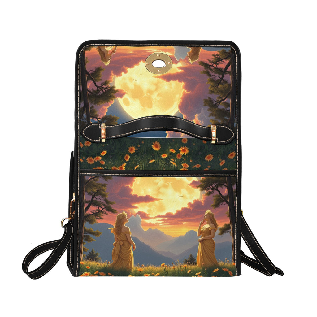Ladies of the Moon Satchel Waterproof Canvas Bag
