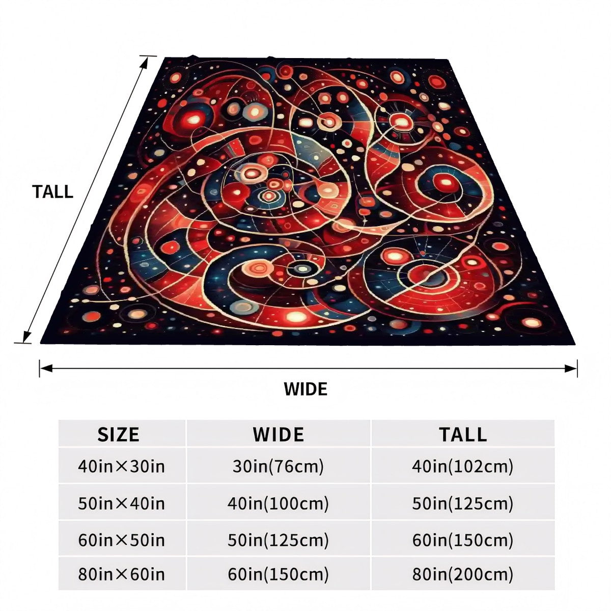 300 GSM Flannel Throw Blanket (Made in USA)