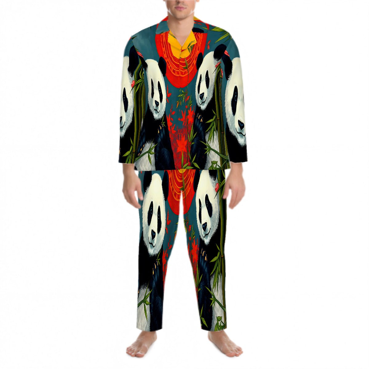 Long Sleeved Pajamas - Multiple Designs  (First image shows selected design)