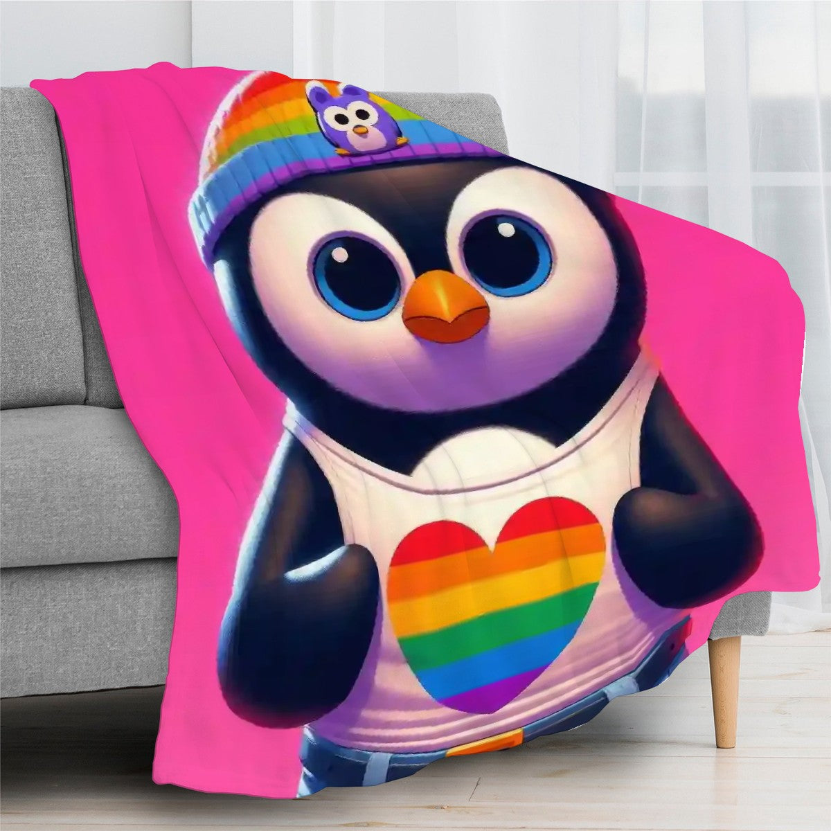 300 GSM Flannel Throw Blanket (Made in USA)
