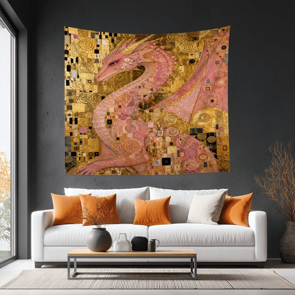Pink Dragon Tapestry (6:5) (Made in USA)