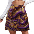 Purple Dragon Mini Skirt