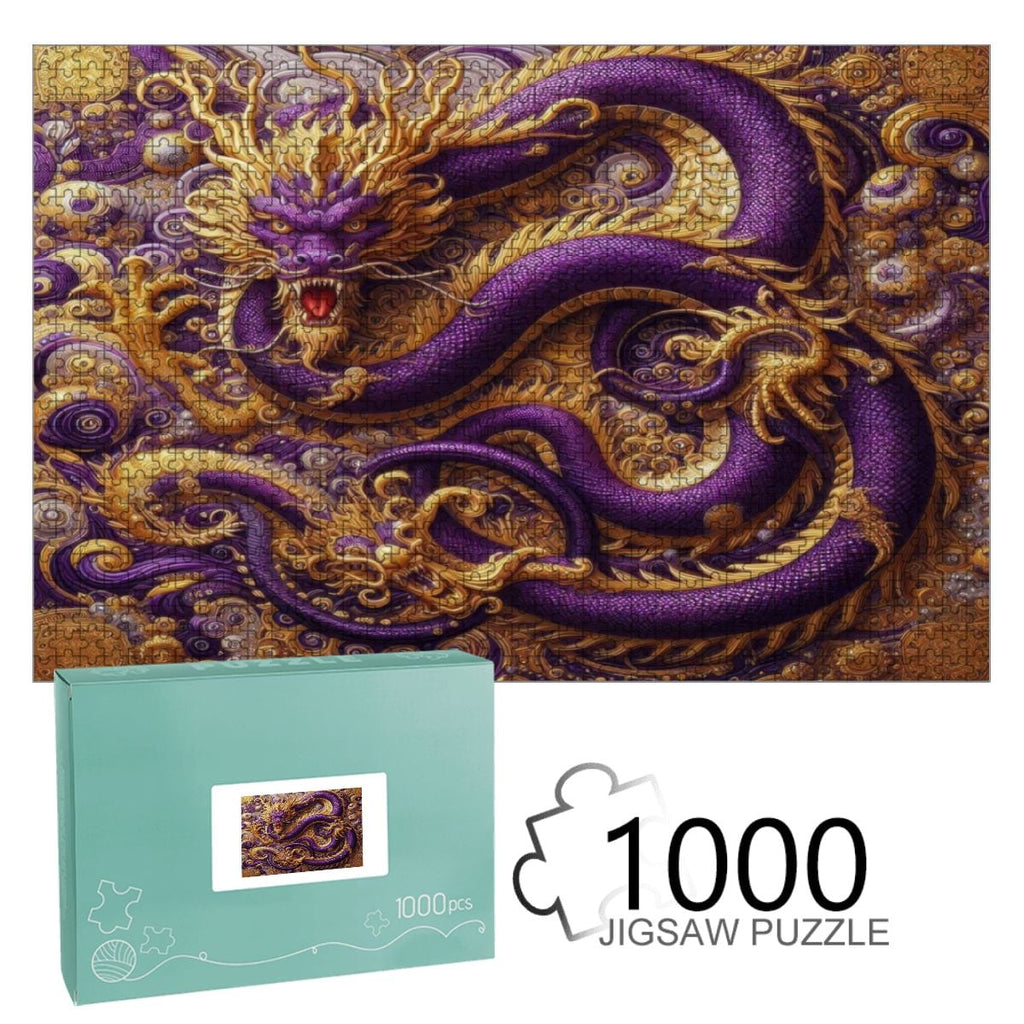 Dragon Art Wooden Jigsaw Puzzle — 1000 Pieces | Multiple Designs