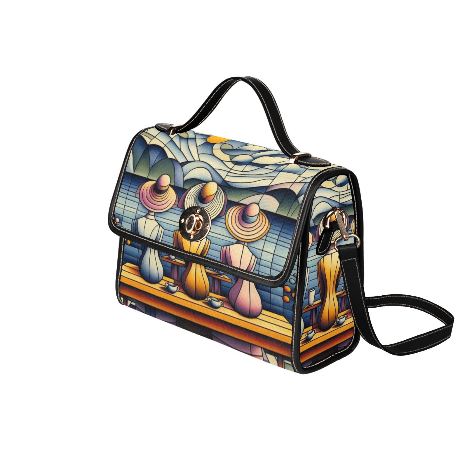 Klee Ladies 3 Satchel Waterproof Canvas Bag