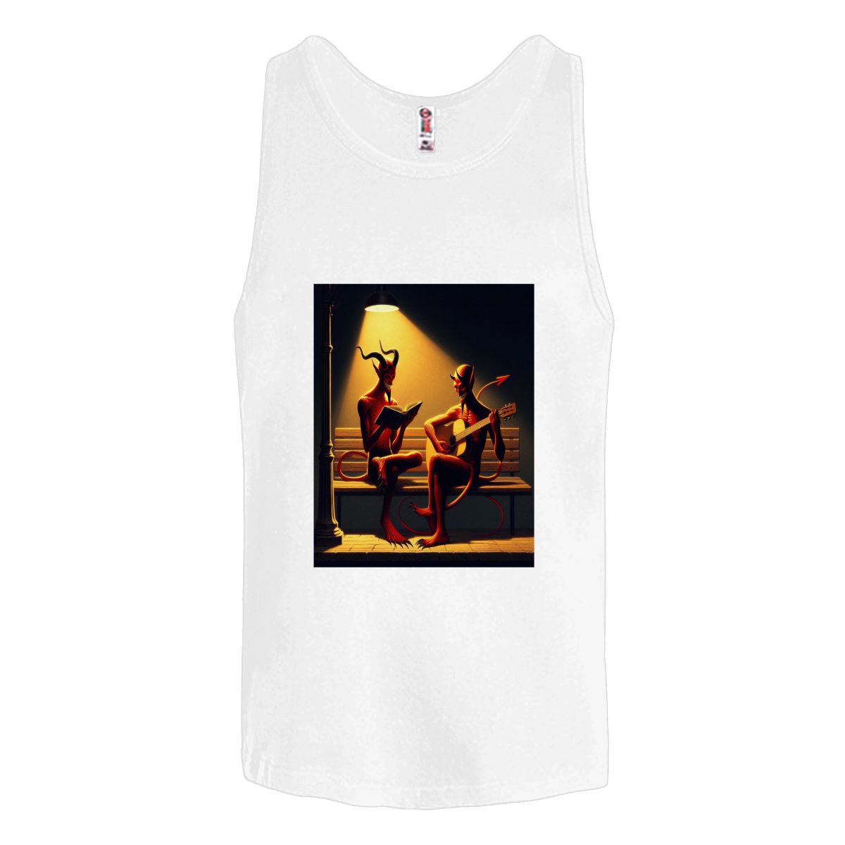 Multiple Designs Cotton Tank Top (First image shows selected design)