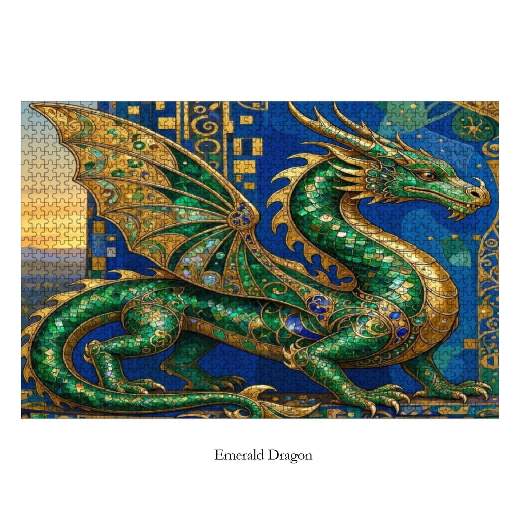 Dragon Art Wooden Jigsaw Puzzle — 1000 Pieces | Multiple Designs